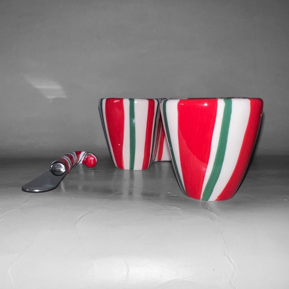 Pier 1 Candy Cane Dip Bowl set - Picture 3 of 15